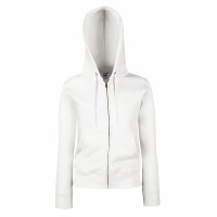 Толстовка "Lady-Fit Hooded Sweat Jacket", белый_XL, 75% х/б, 25% п/э, 280 г/м2