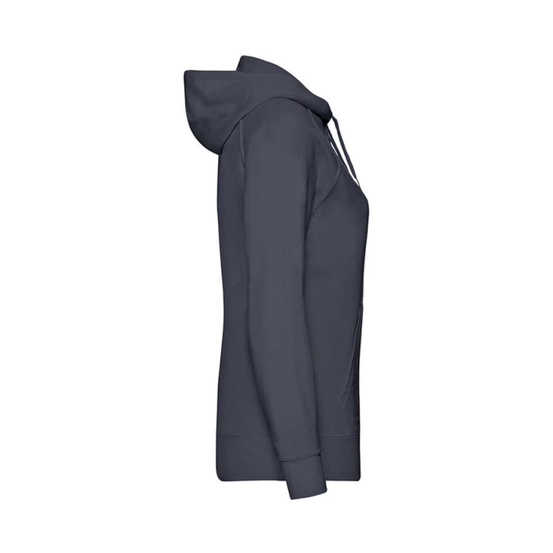 Толстовка без начеса "Ladies Lightweight Hooded Sweat", темно-синий, XS, 80% х/б 20% полиэстер, 240