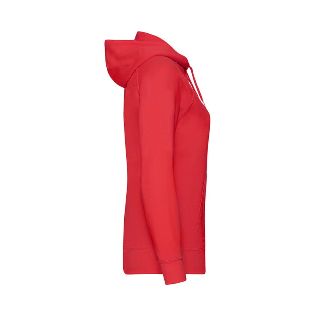 Толстовка без начеса "Ladies Lightweight Hooded Sweat", красный, M, 80% х/б 20% полиэстер, 240 г/м2