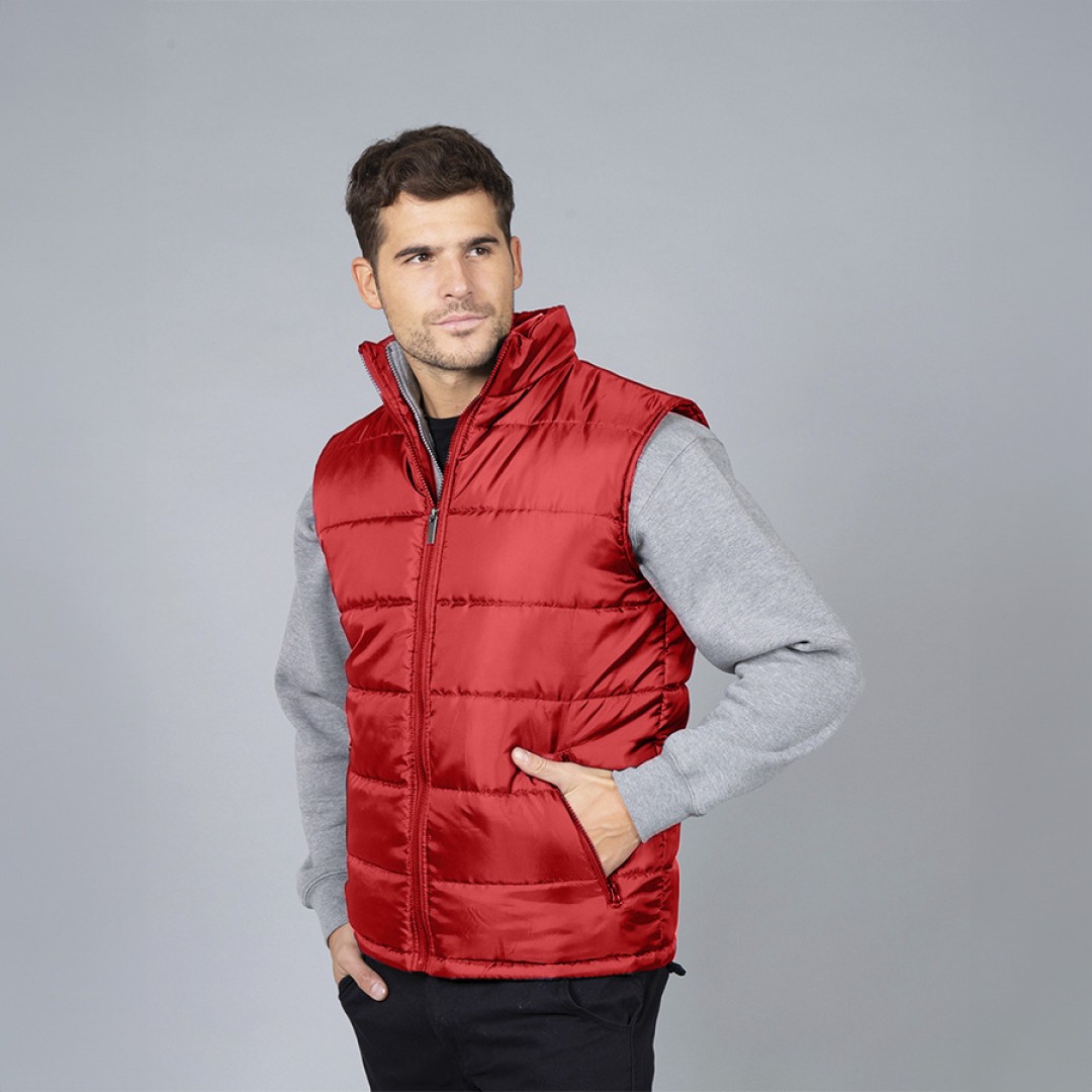 Жилет мужской "NEW SHANGHAI", красный, XL, 100% полиэстер, 180 г/м2