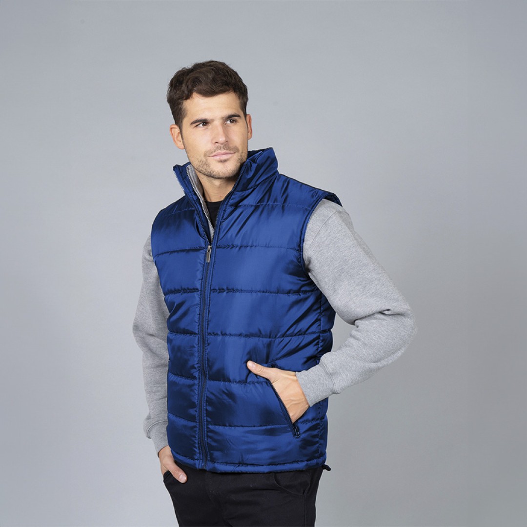Жилет мужской "NEW SHANGHAI", ярко-синий, XL, 100% полиэстер, 180 г/м2