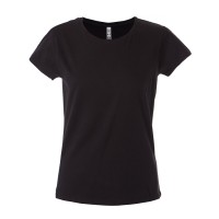 Футболка женская "ARGENTINA LADY", черный, S, 100% хлопок, 150 г/м2