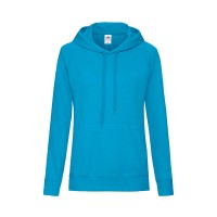 Толстовка женская "LIGHTWEIGHT", ультрамарин_XL, 80% хлопок, 20% полиэстер, 240 г/м2
