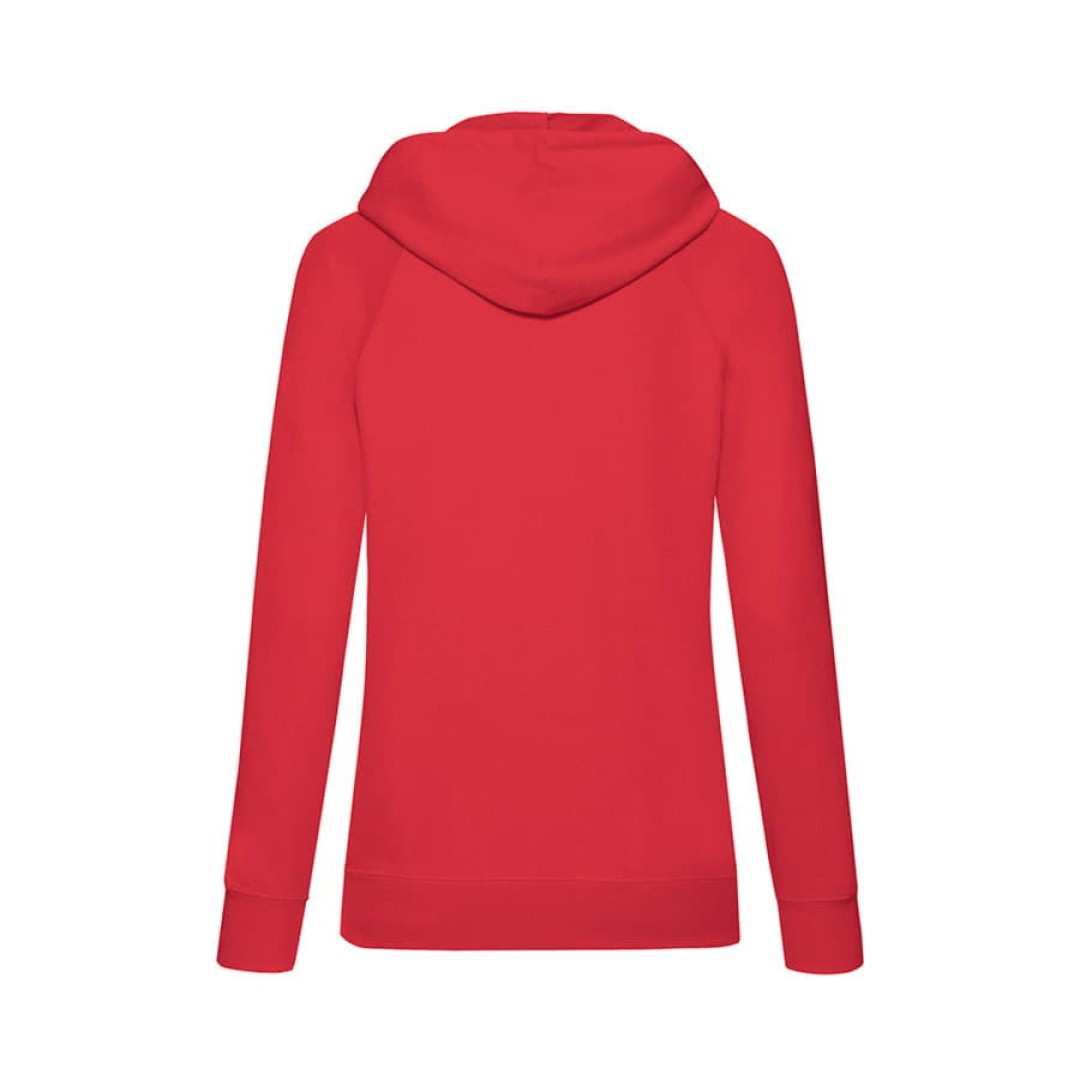 Толстовка женская "LIGHTWEIGHT", красный_S, 80% хлопок, 20% полиэстер, 240 г/м2