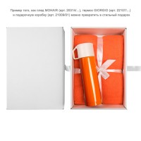 Термос "GIORGIO", 500 мл,  оранжевый ,  металл, лазерная гравировка