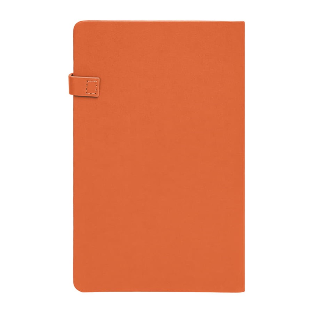 Ежедневник недатированный Spirit , А5, оранжевый, кремовый блок