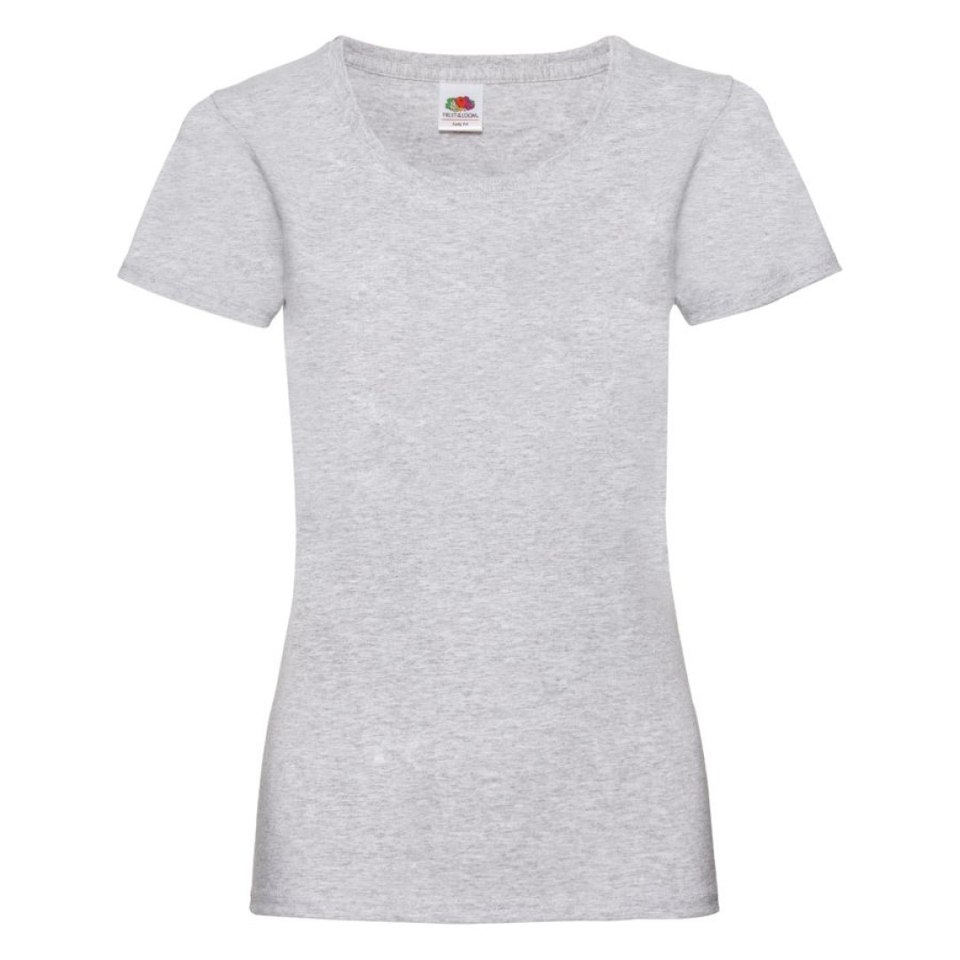 Футболка "Lady-Fit Valueweight T", серо-лиловый_M, 97% хлопок, 3% п/э, 165 г/м2