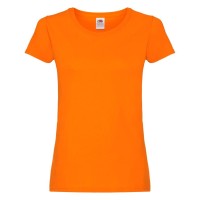Футболка женская "Original T", оранжевый_L, 100% х/б, 145 г/м2