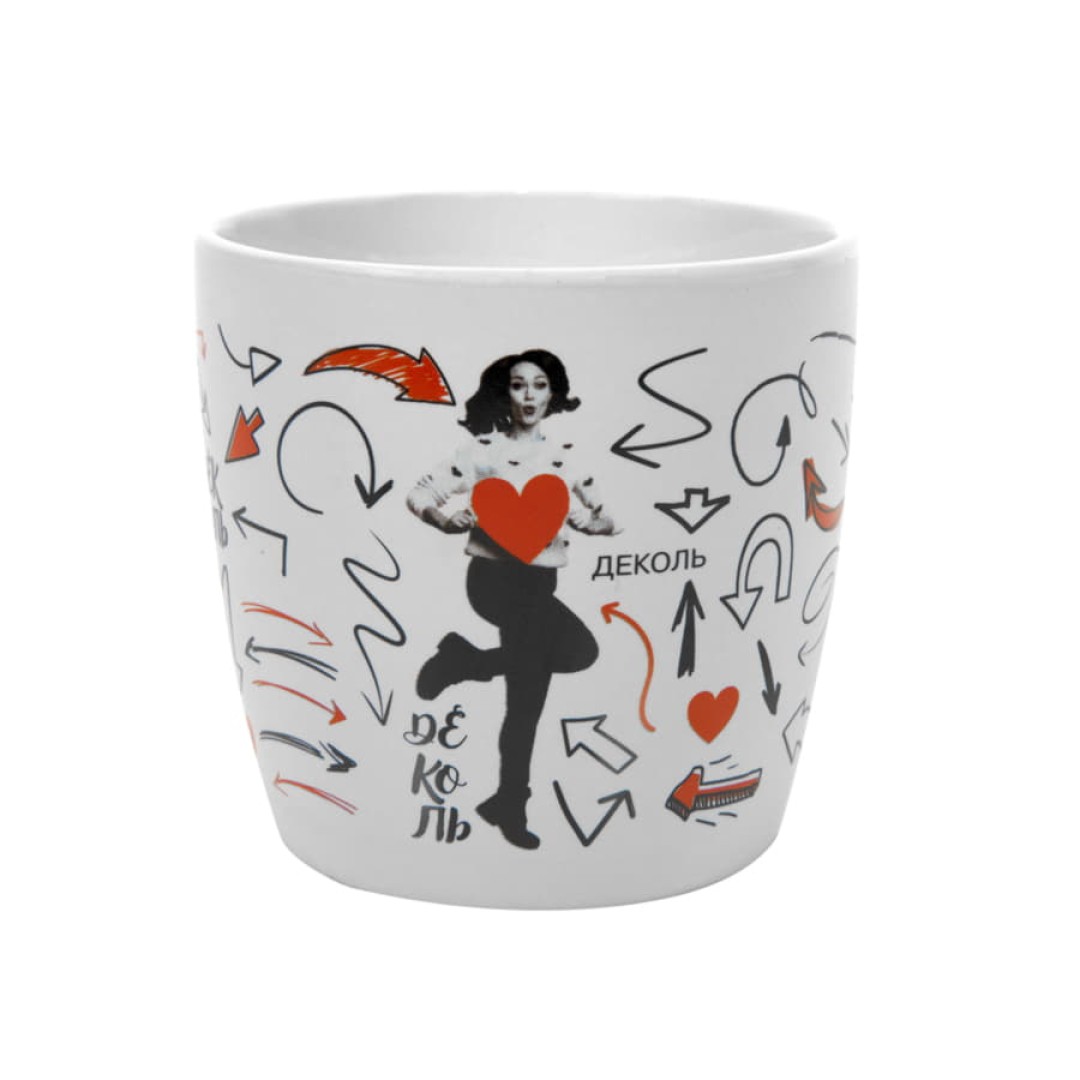 Кружка SUGAR , белый матовый, 300мл, тонкая керамика