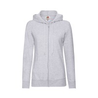 Толстовка без начеса "Ladies Lightweight Hooded Sweat", серый, XS, 80% х/б 20% полиэстер, 240 г/м2