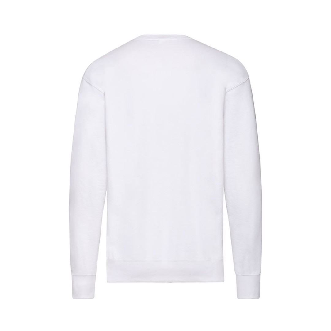 Толстовка мужская без начеса "Lightweight Set-in Sweat", белый, 2XL, 80% х/б 20% полиэстер, 240 г/м2