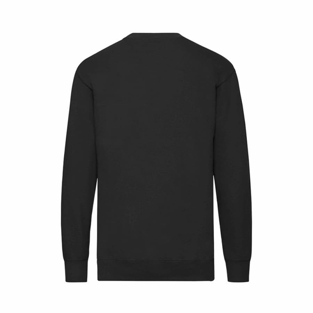 Толстовка мужская без начеса "Lightweight Set-in Sweat", черный, L, 80% х/б 20% полиэстер, 240 г/м2