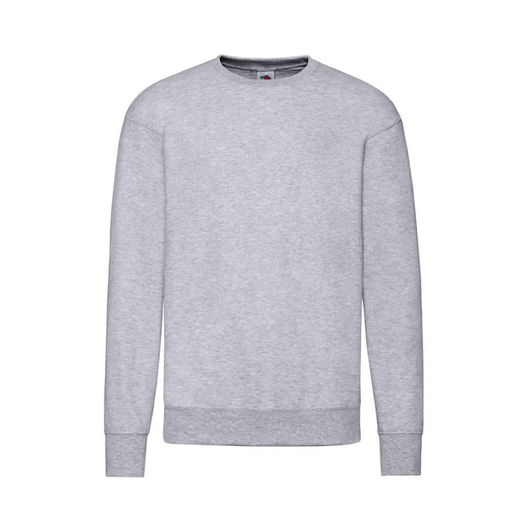 Толстовка мужская без начеса "Lightweight Set-in Sweat", серый, XL, 80% х/б 20% полиэстер, 240 г/м2