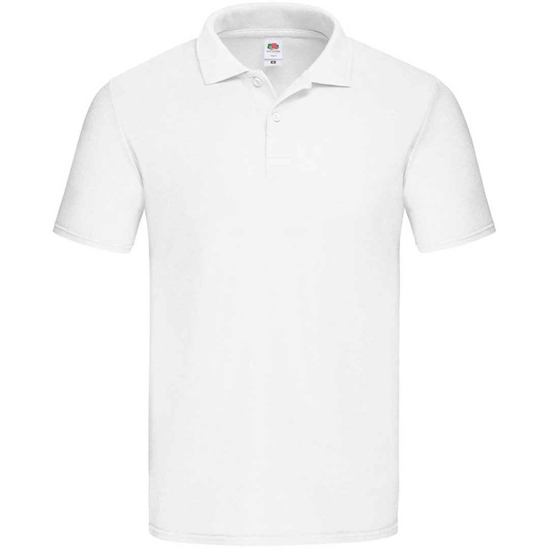 Поло мужское "Original Polo", белый_2XL, 100% х/б, 175г/м2
