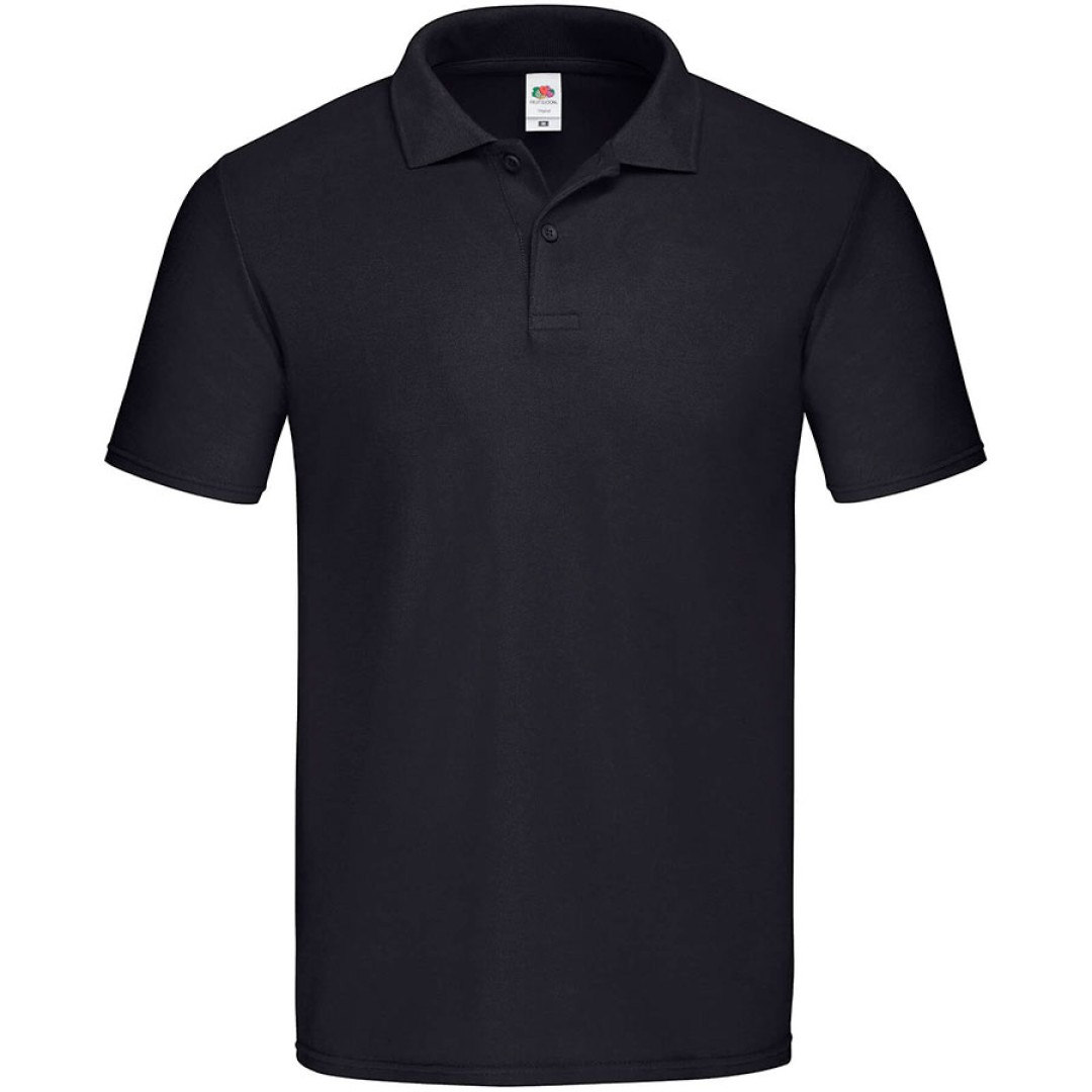 Поло мужское "Original Polo", черный_L, 100% х/б, 185г/м2