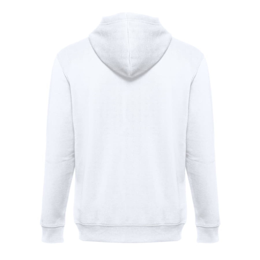 Толстовка мужская с капюшоном на молнии AMSTERDAM, белый, S, 50% хлопок, 50% полиэстер, 320 г/м2