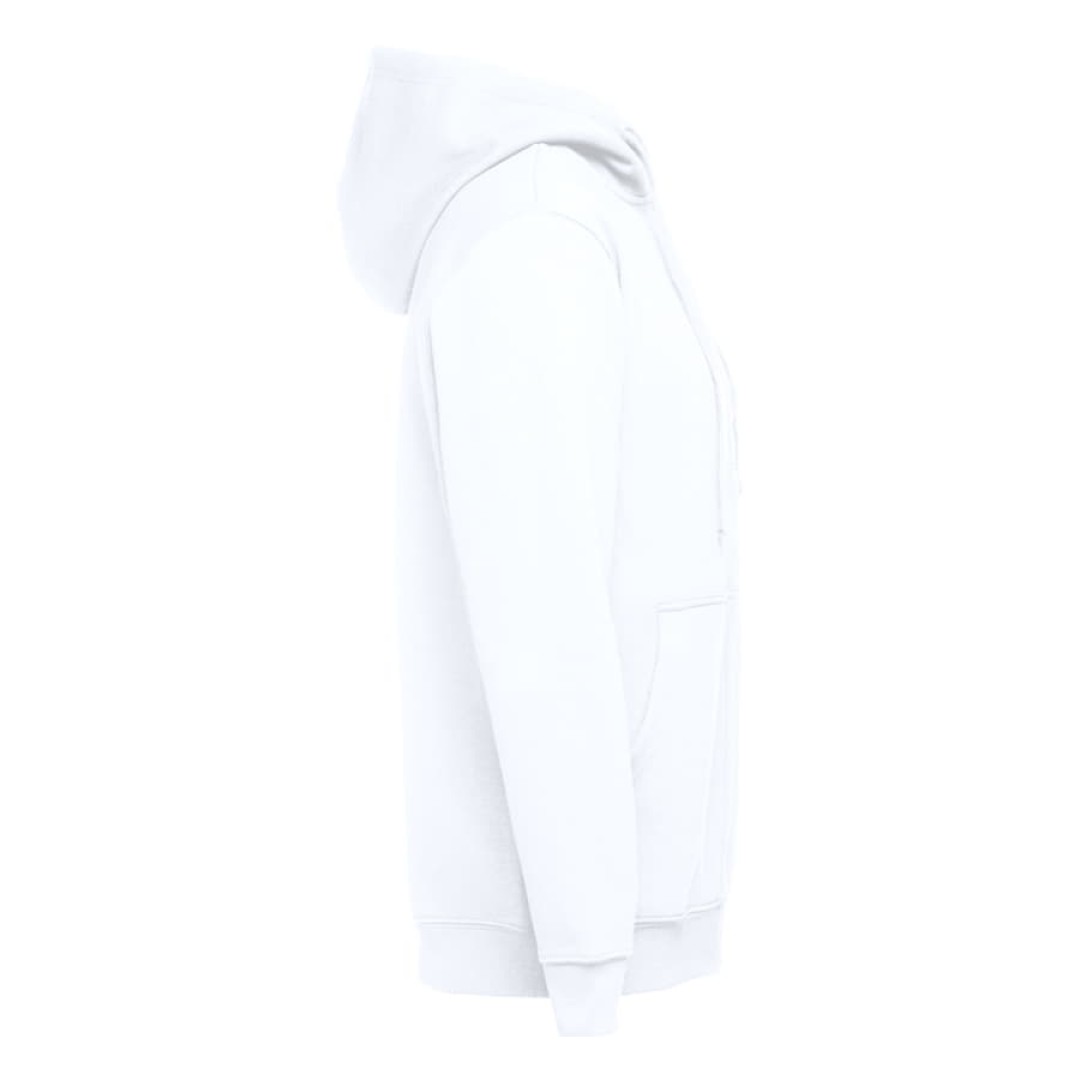 Толстовка мужская с капюшоном на молнии AMSTERDAM, белый, 2XL, 50% хлопок, 50% полиэстер, 320 г/м2