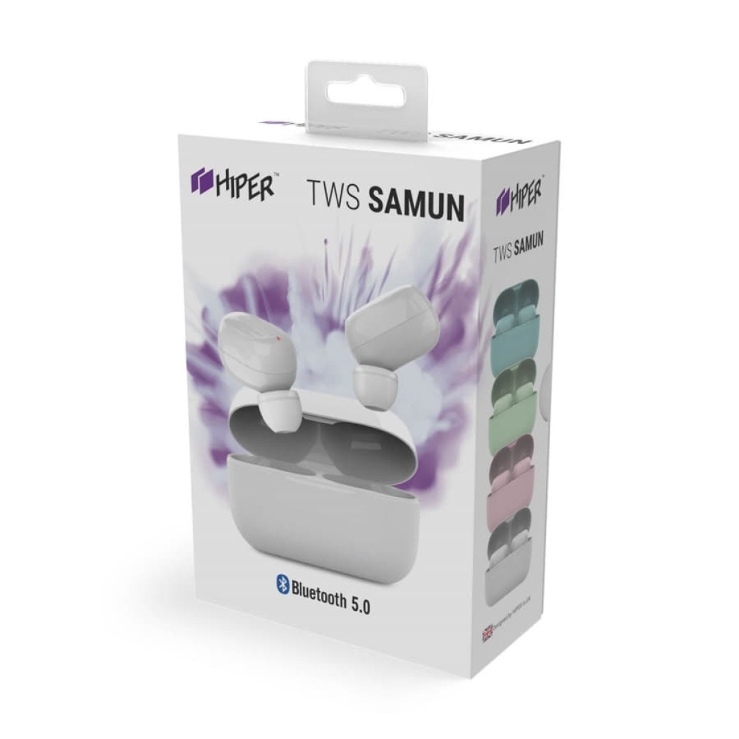 Наушники беспроводные Hiper TWS SAMUN, белые