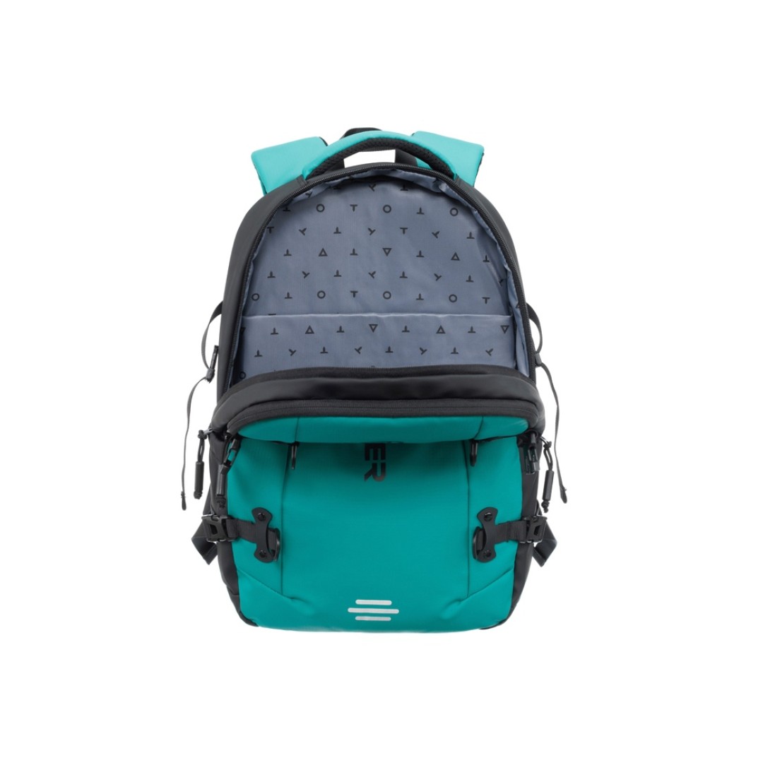 Рюкзак спортивный TORBER Xtreme 18", зелёный/чёрный, 31 х 12 х 46 см, 17л