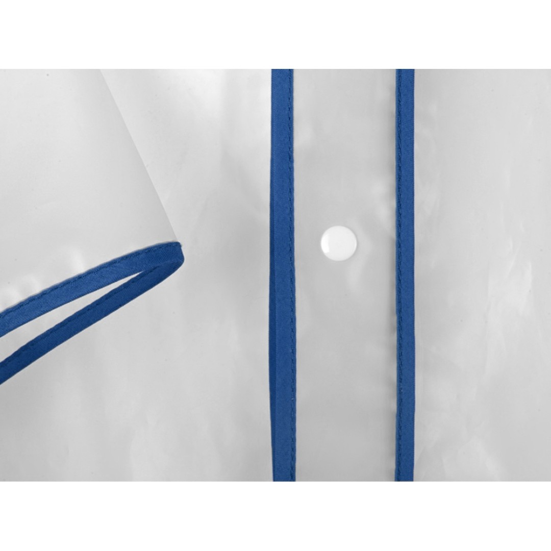 Дождевик "Providence", прозрачный/синий с чехлом