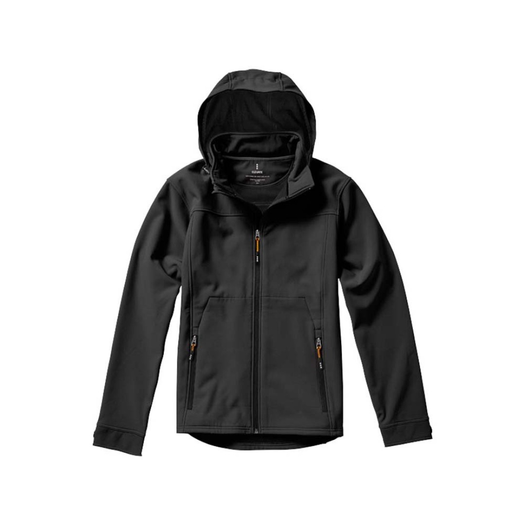 Куртка софтшел "Langley" мужская, антрацит