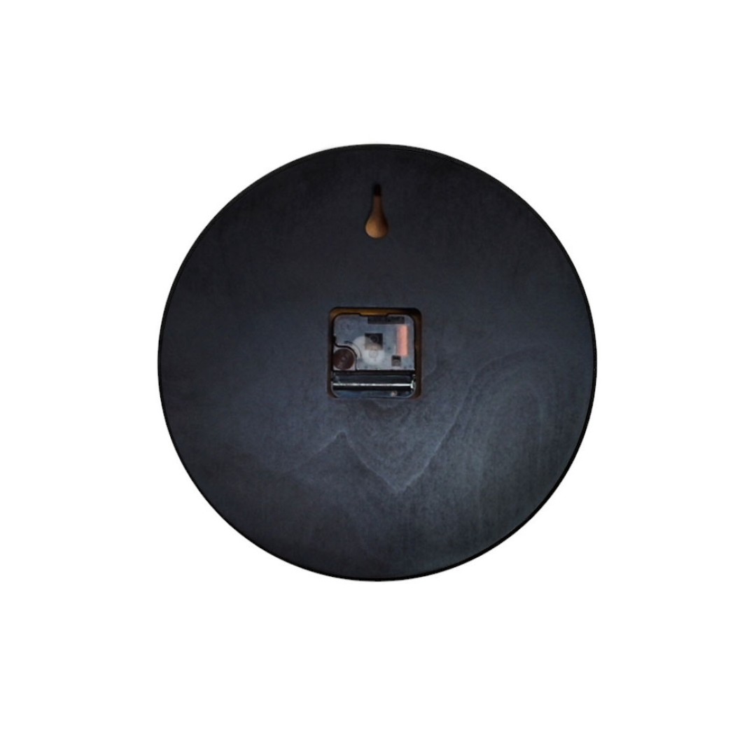 Часы настенные "Lander" S, белые с черным