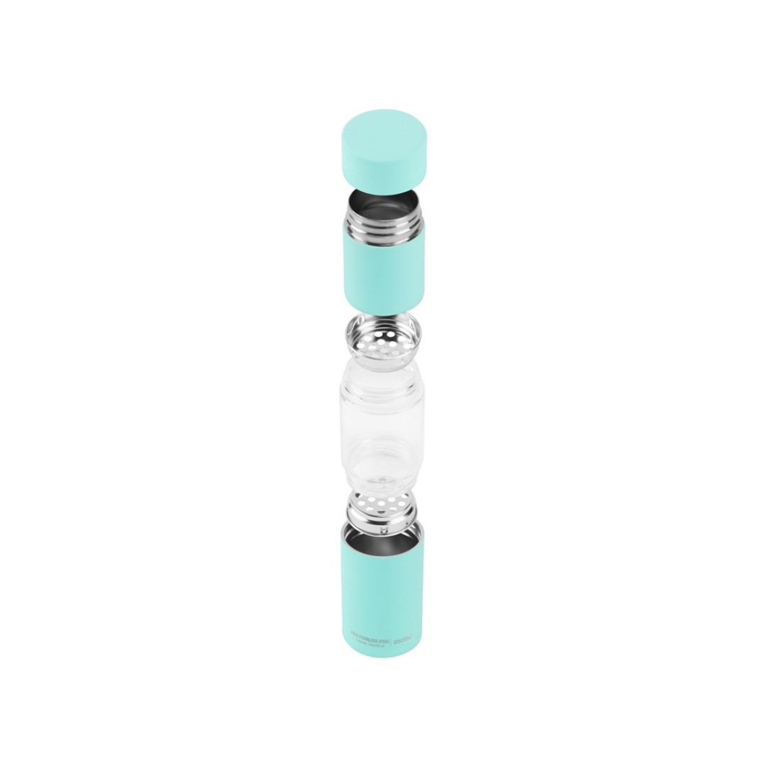 Бутылка для воды FLAVOUR U SEE, 460 мл, бирюзовый