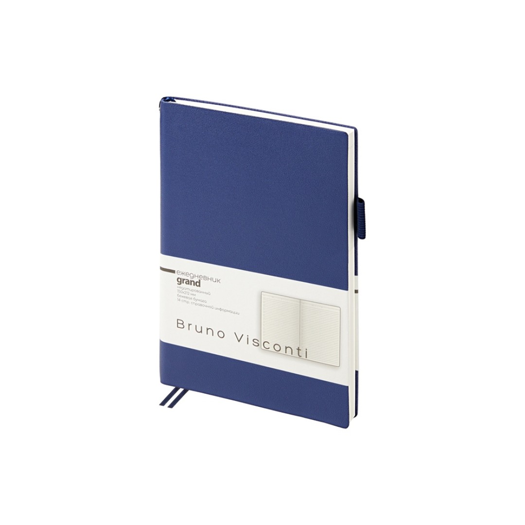 Ежедневник недатированный А5 "Grand", синий