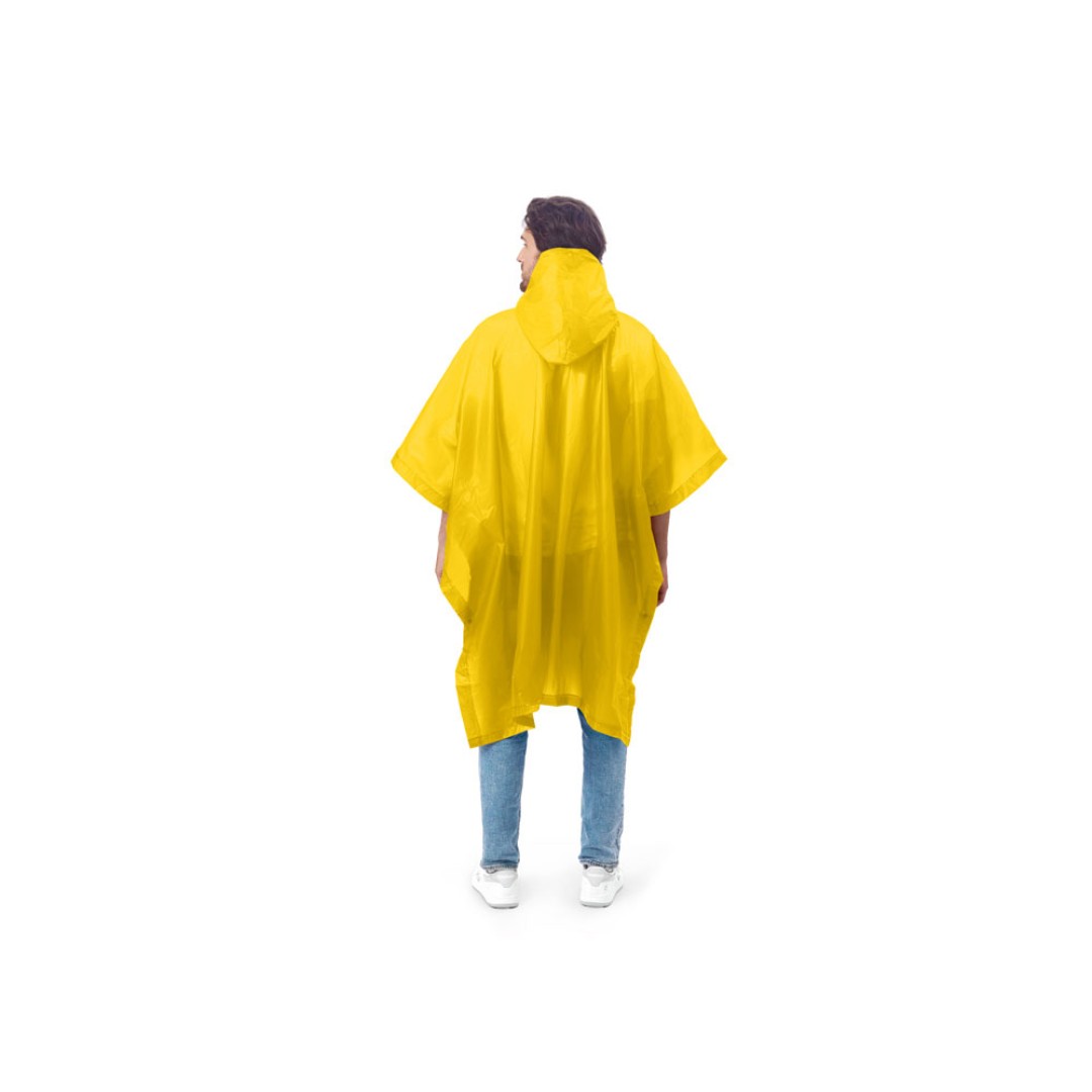 Пончо «Hawaii» c чехлом унисекс, желтый