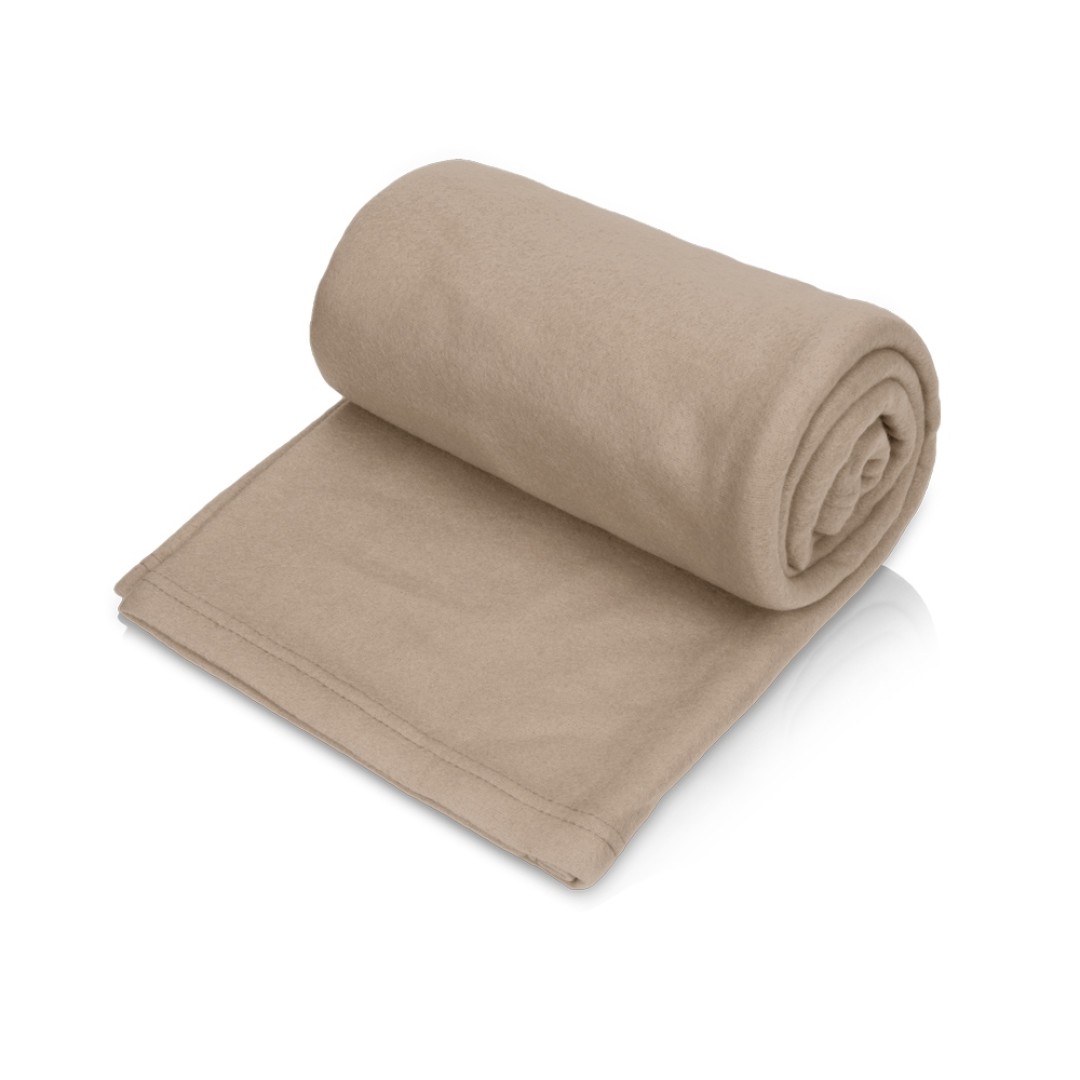 Плед флисовый «Polar light», капучино