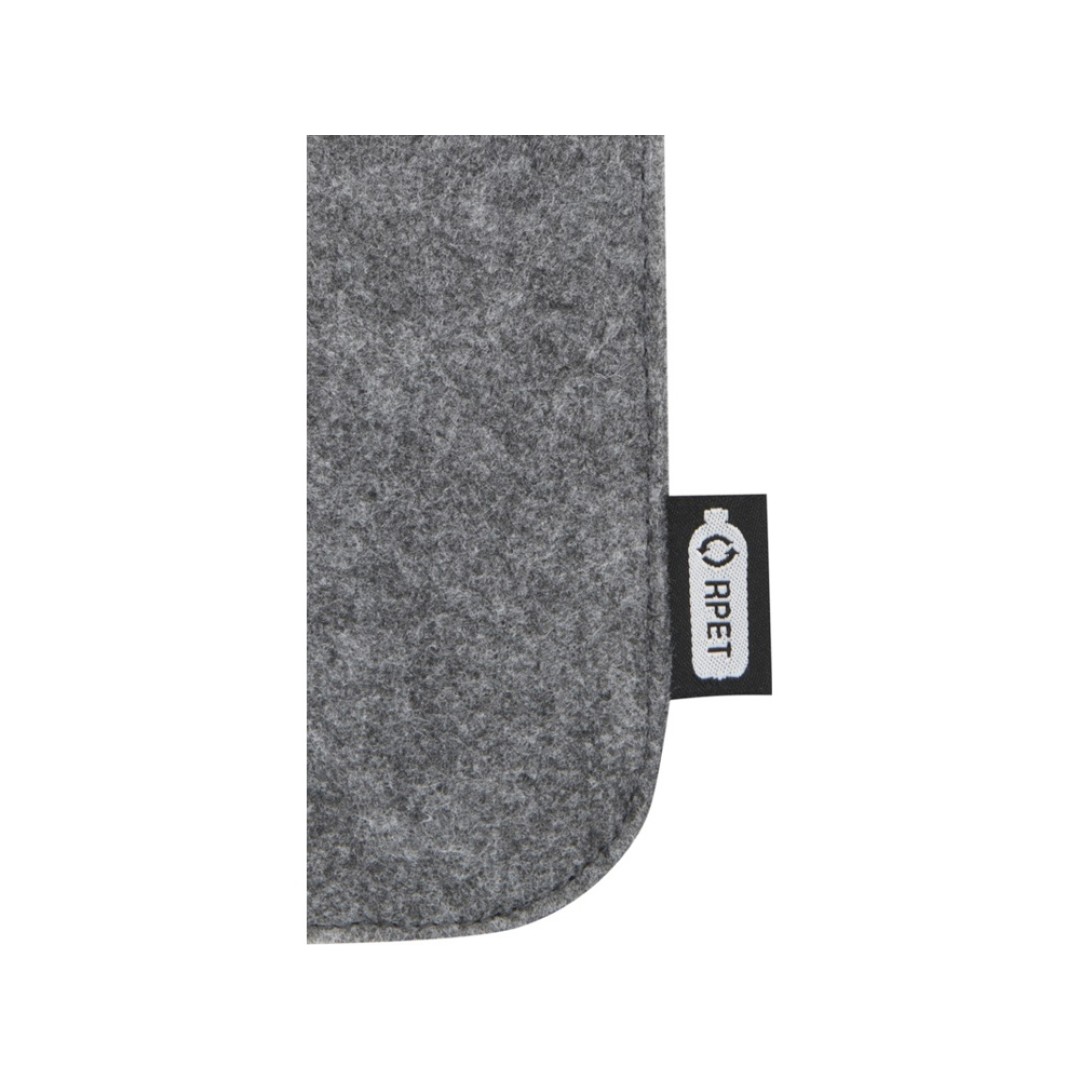 Чехол для очков Felta из материалов, переработанных согласно стандарту GRS, средне-серый