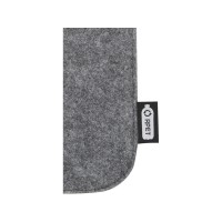 Чехол для очков Felta из материалов, переработанных согласно стандарту GRS, средне-серый