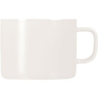 Чайная пара "Brighton" : блюдце овальное, чашка, коробка, белый