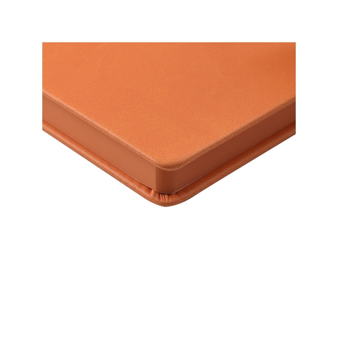 Ежедневник А5 "Megapolis Color" soft-touch, оранжевый