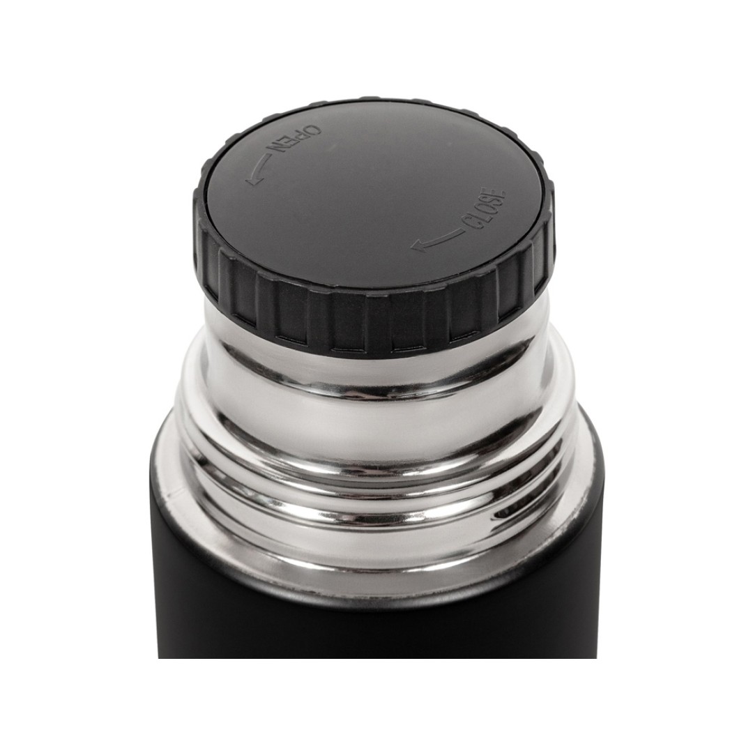 Термос Relaxika 101 (0,35 литра), черный (без лого)