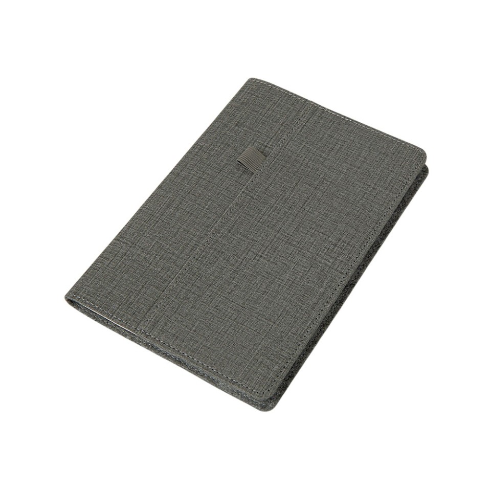 Двустороннее портфолио из рпет-фетра и искусственной кожи "Felt", серый