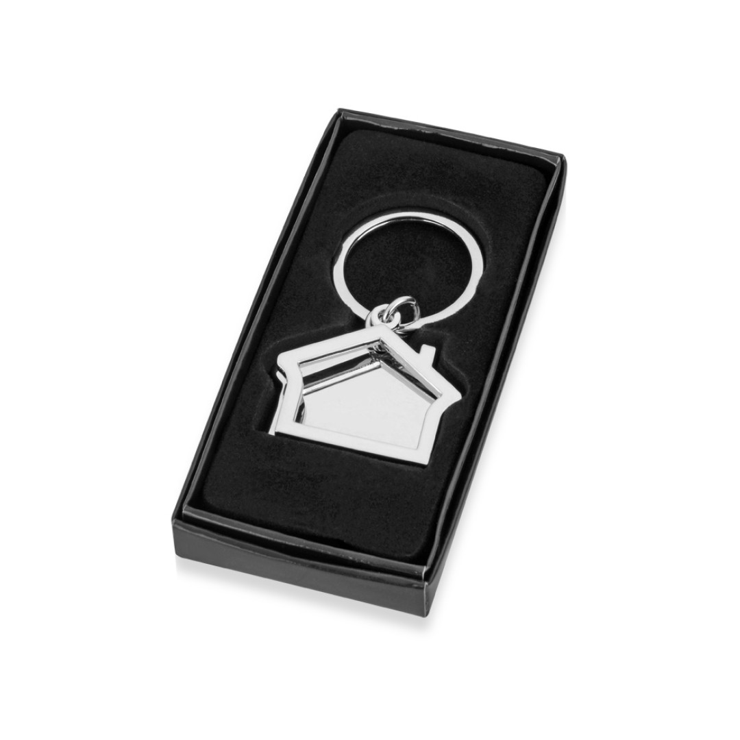 Брелок "Избушка", серебристый (Р)