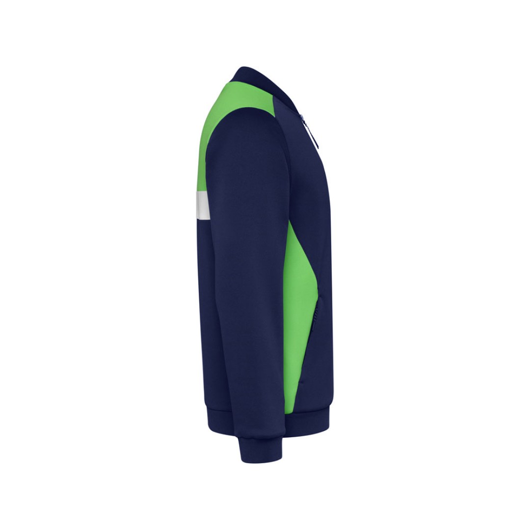 Спортивная куртка «Leros» унисекс, папоротниковый/синий нэйви