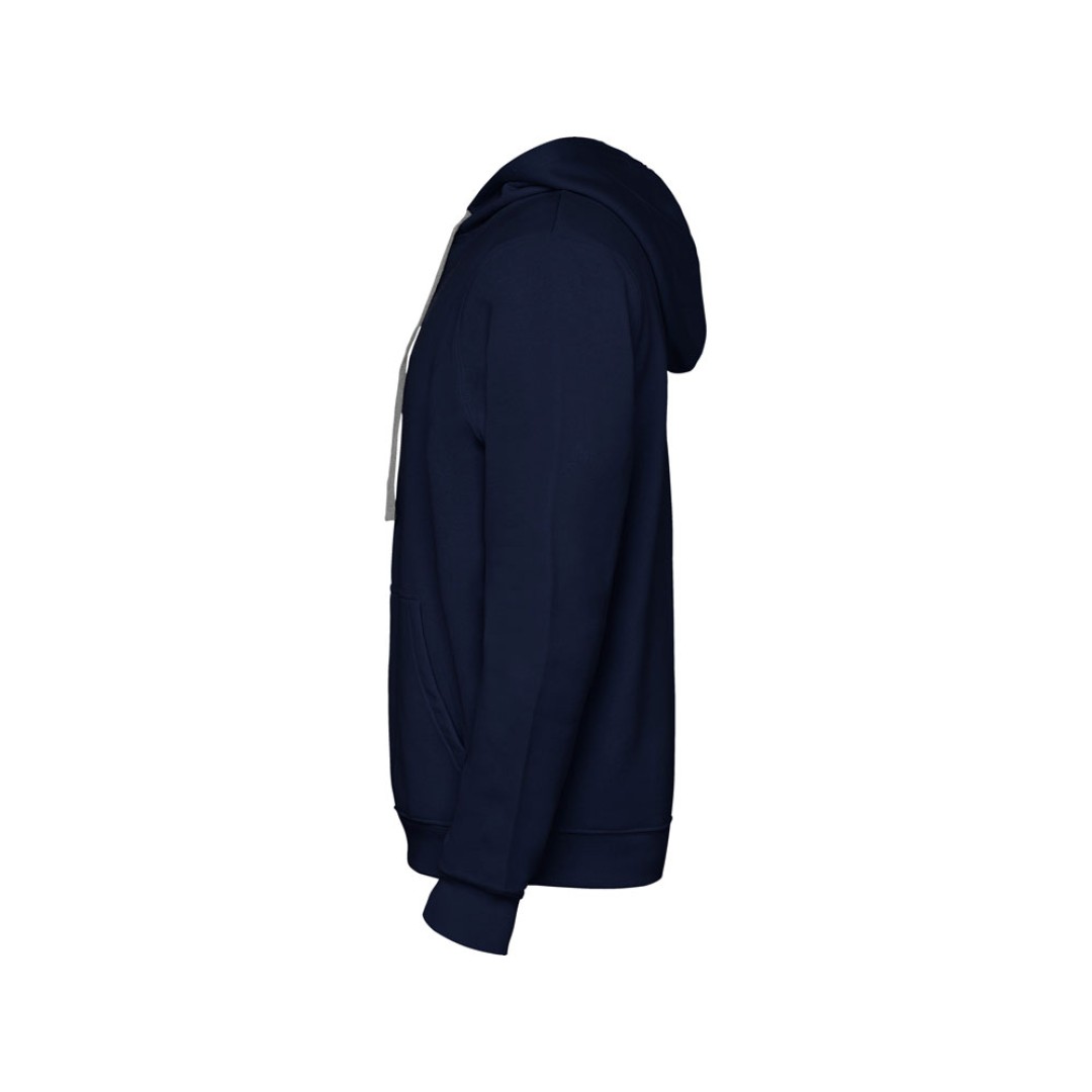 Толстовка с капюшоном "Urban" мужская, нэйви/серый меланж