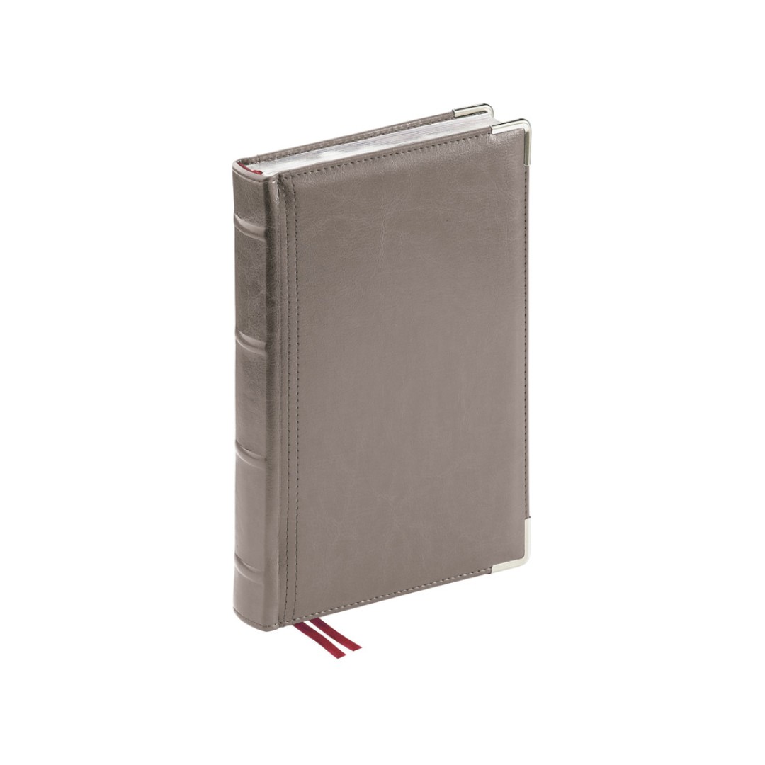 Ежедневник А5 полудатированный «Boss», серый