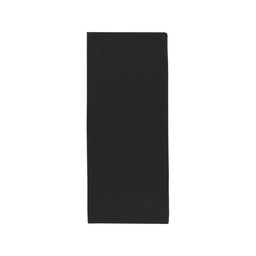 Lucas спортивное полотенце из переработанного полиэстера 30х80 см - сплошной черный