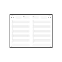 Ежедневник А5 недатированный «Бумвинил», бордовый