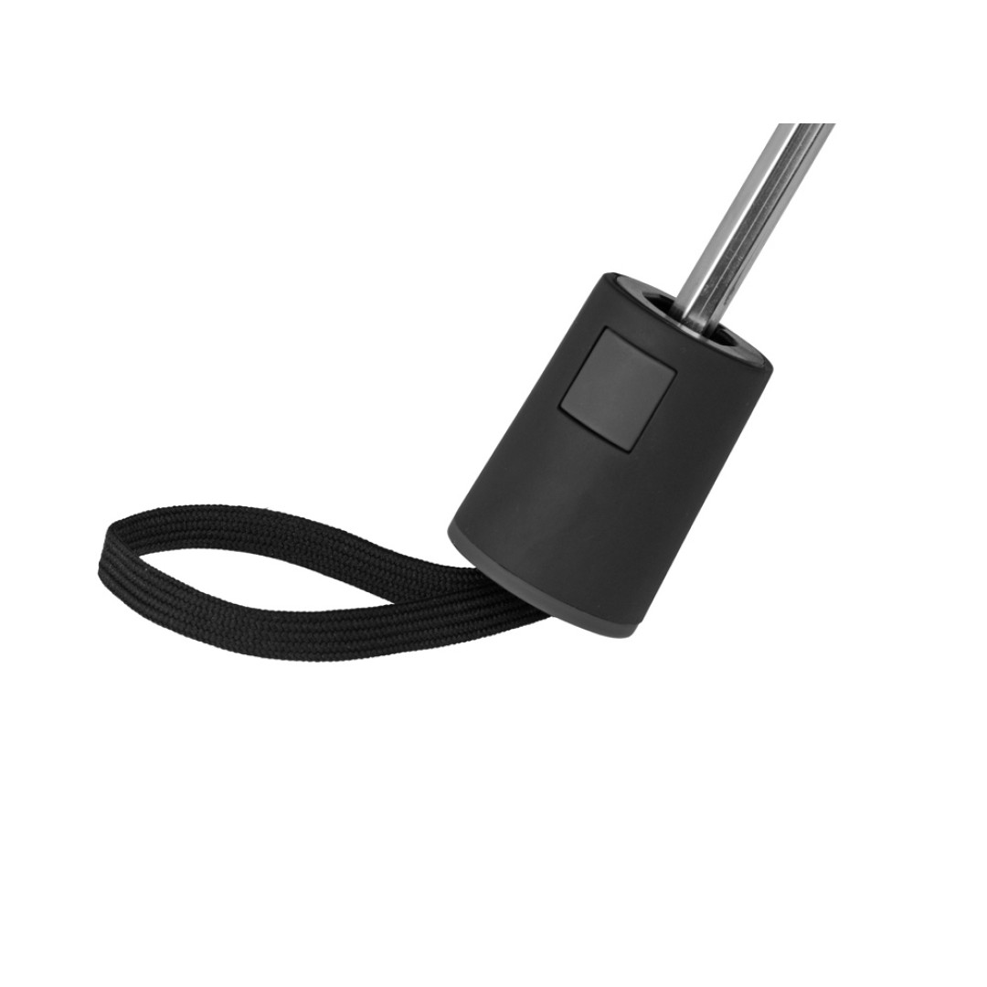 Зонт складной "Irvine", полуавтоматический, 3 сложения, с чехлом, черный