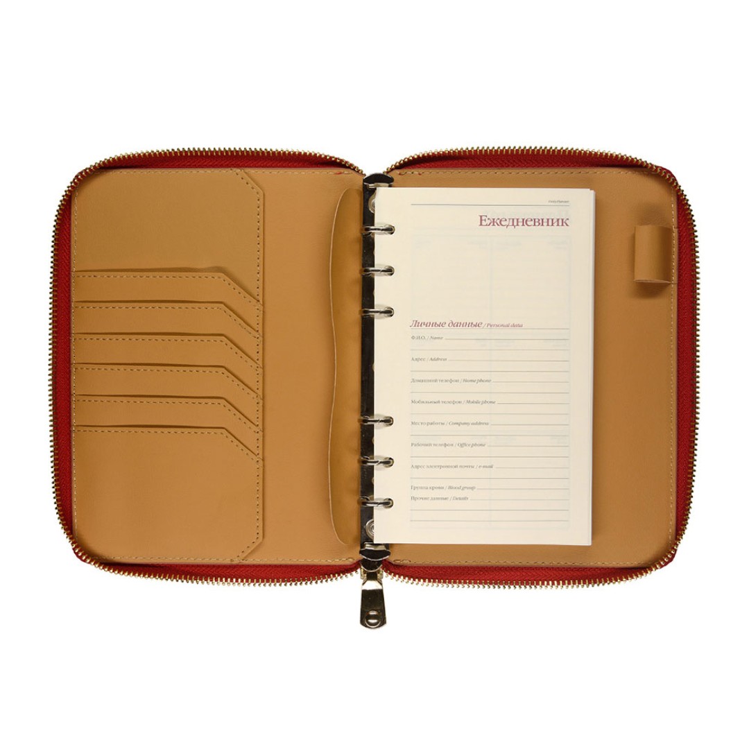 ЕЖЕДНЕВНИК недатированный А5- "RIVIERA. CLASSIC" (КРАСНЫЙ)