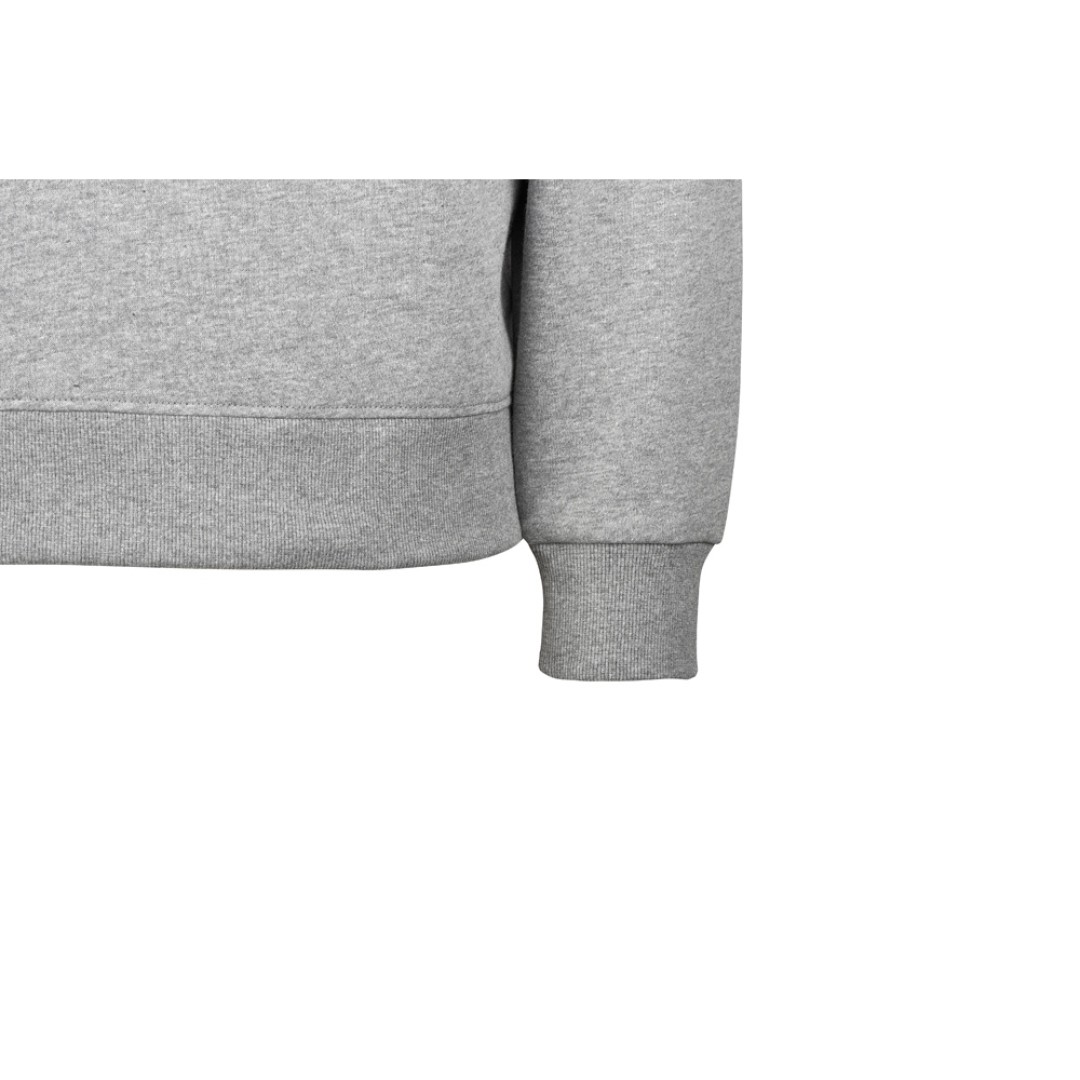 Толстовка с капюшоном оверсайз «Lisbon» унисекс, серый меланж