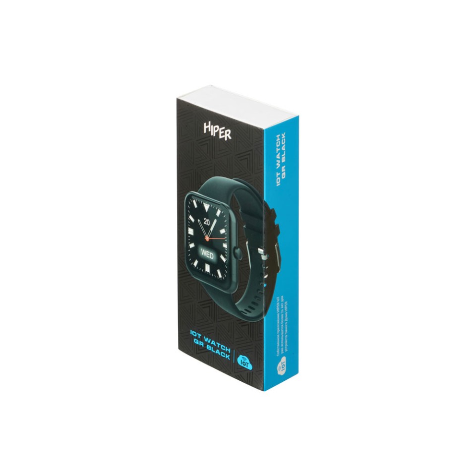 Умные часы HIPER IoT Watch QR, черный
