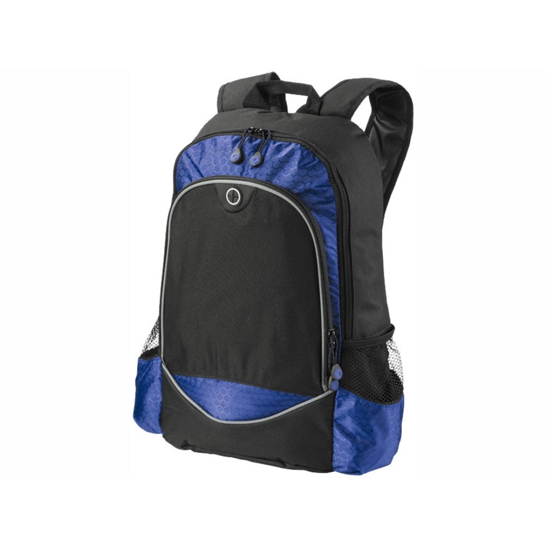 Рюкзак "Benton" для ноутбука 15", черный/ярко-синий