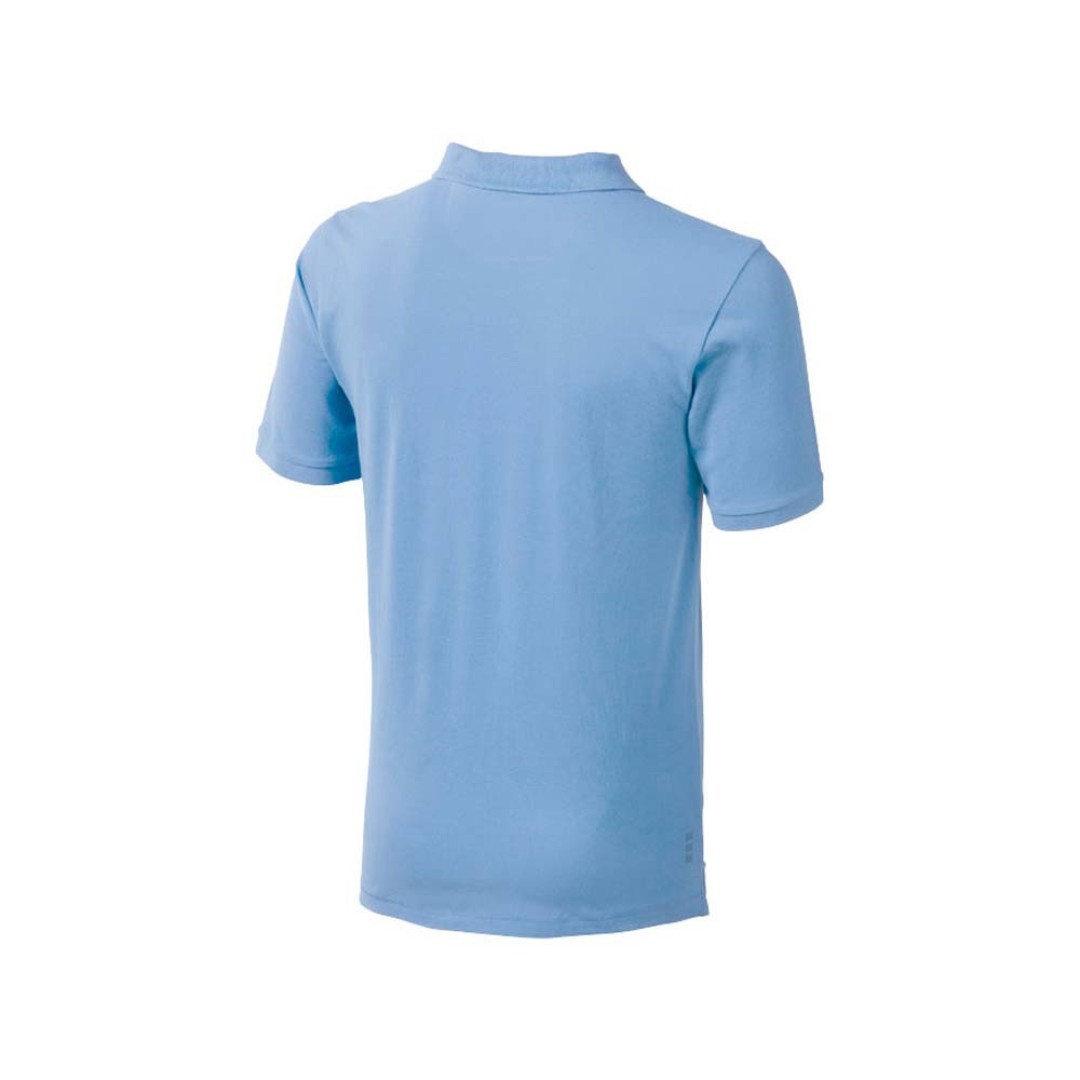Calgary мужская футболка-поло с коротким рукавом, голубой
