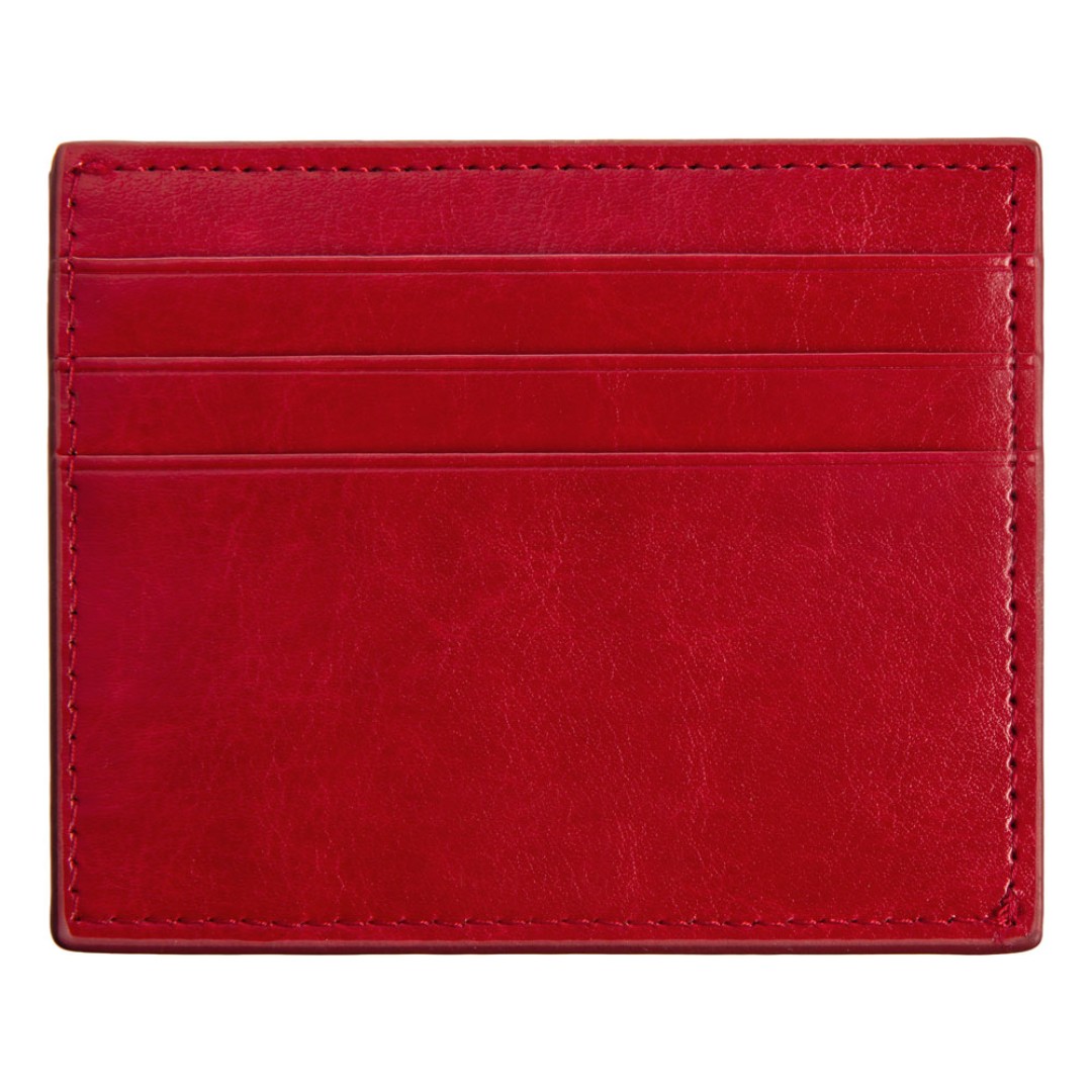 Картхолдер для 6 пластиковых карт с RFID-защитой "Fabrizio", красный