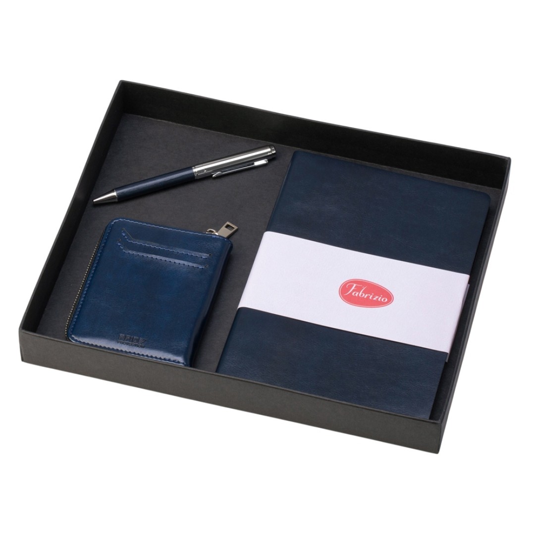 Подарочный набор "Fabrizio Large", темно-синий